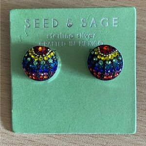NWT Seed & Sage Sterling Silver Earrings